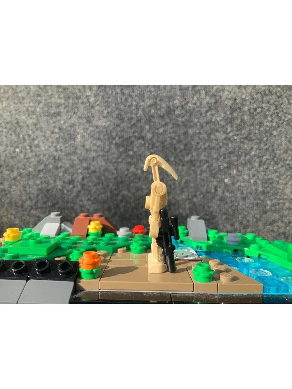 LEGO Star Wars B1 Battle Droid sw0001c Tan W/ Blaster